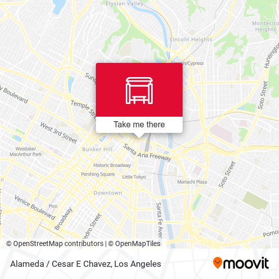 Mapa de Alameda / Cesar E Chavez