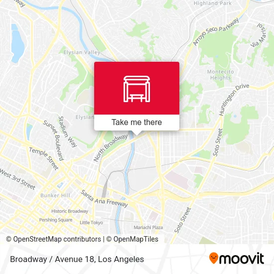 Broadway / Avenue 18 map