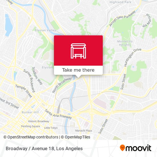 Broadway / Avenue 18 map