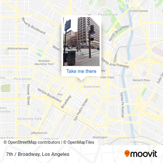 Mapa de 7th / Broadway