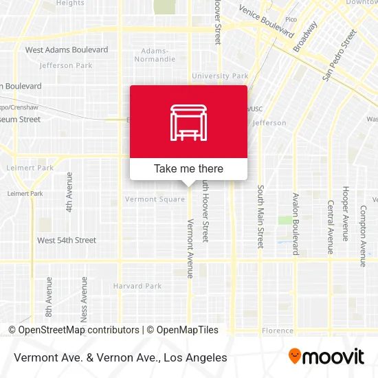 Mapa de Vermont Ave. & Vernon Ave.