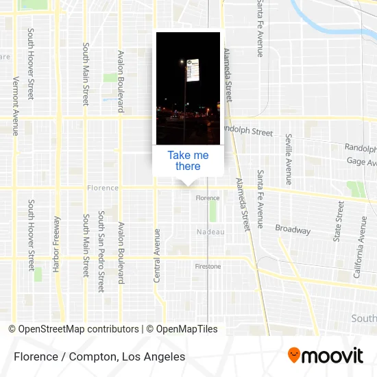 Florence / Compton map