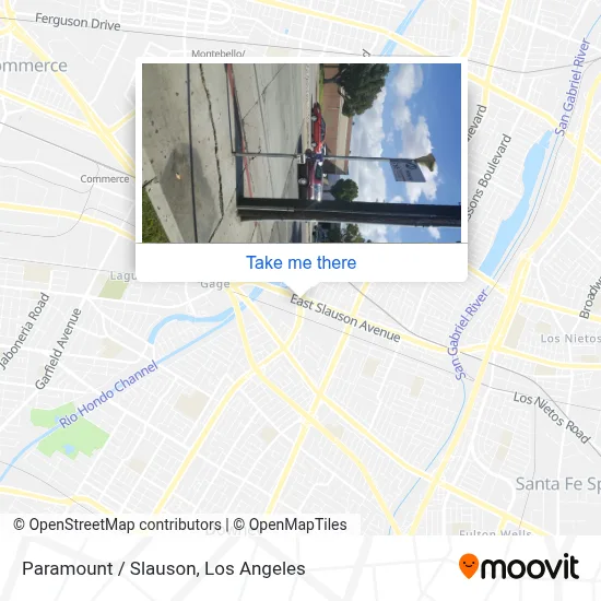 Paramount / Slauson map