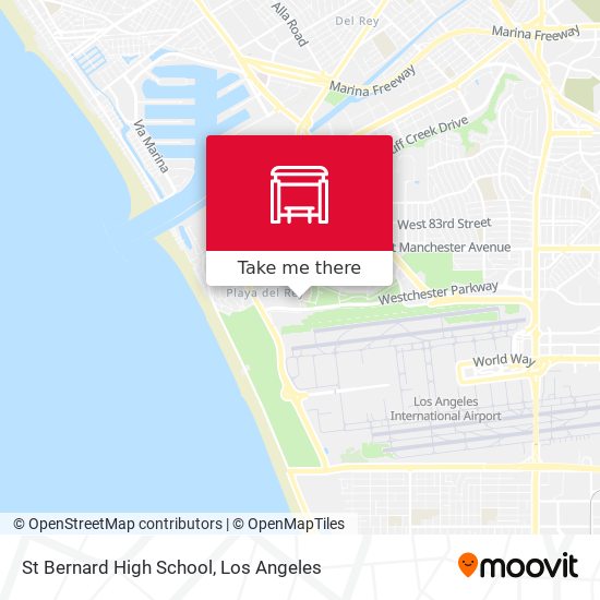 St Bernard High School map
