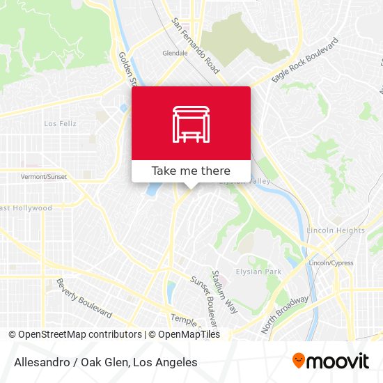 Allesandro / Oak Glen map