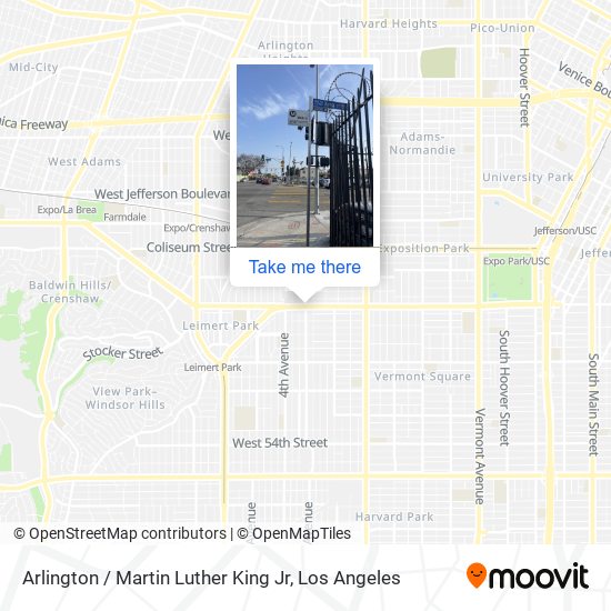 Mapa de Arlington / Martin Luther King Jr