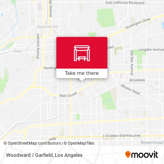 Mapa de Woodward / Garfield