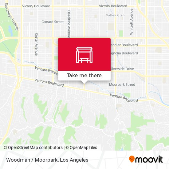 Woodman / Moorpark map