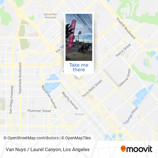 How to get to Van Nuys Blvd / Laurel Canyon Blvd in Pacoima, La by Bus or  Train?