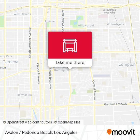 Avalon / Redondo Beach map