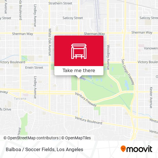 Mapa de Balboa / Soccer Fields