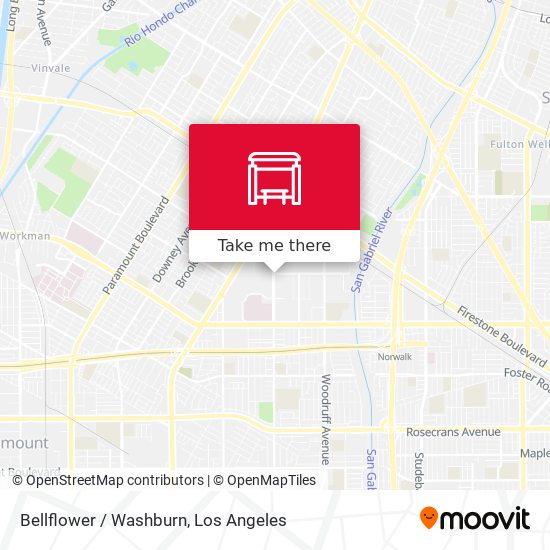Mapa de Bellflower / Washburn