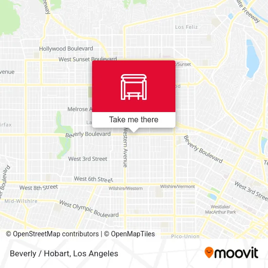 Beverly / Hobart map