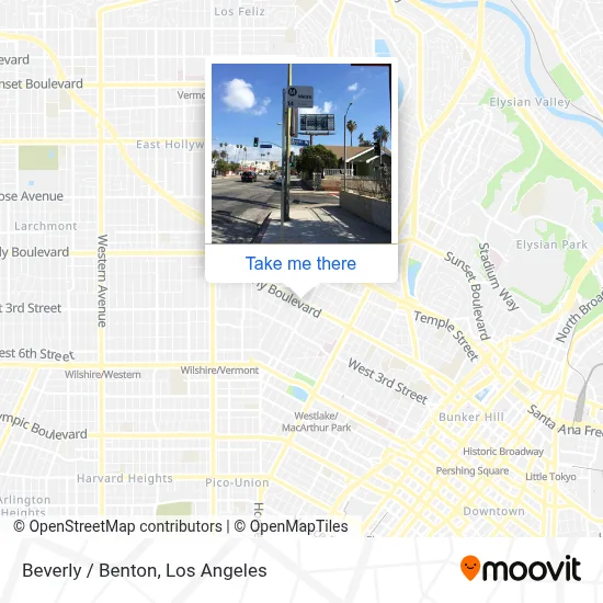 Beverly / Benton map