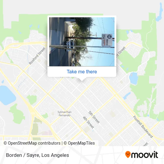 Borden / Sayre map