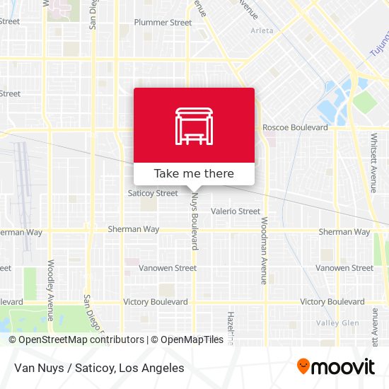 Van Nuys / Saticoy map