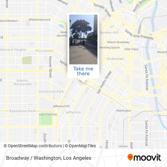 Broadway / Washington map