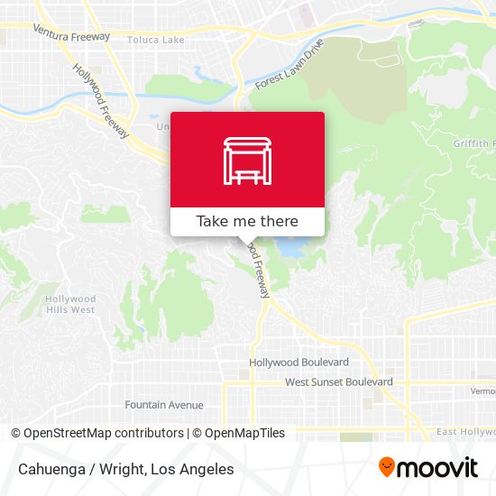 Mapa de Cahuenga / Wright