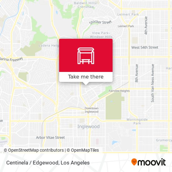 Centinela / Edgewood map