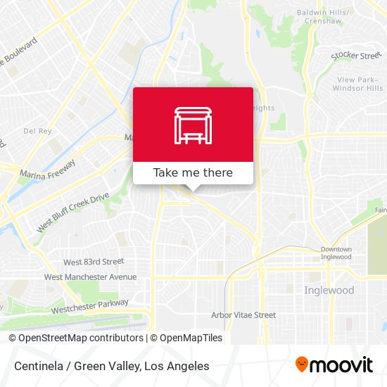 Centinela / Green Valley map