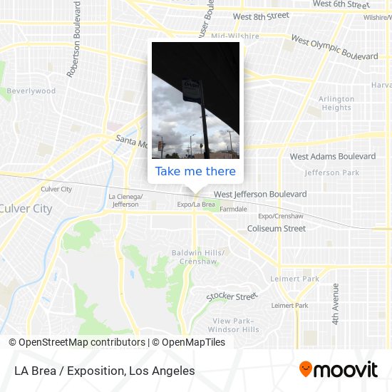 LA Brea / Exposition map