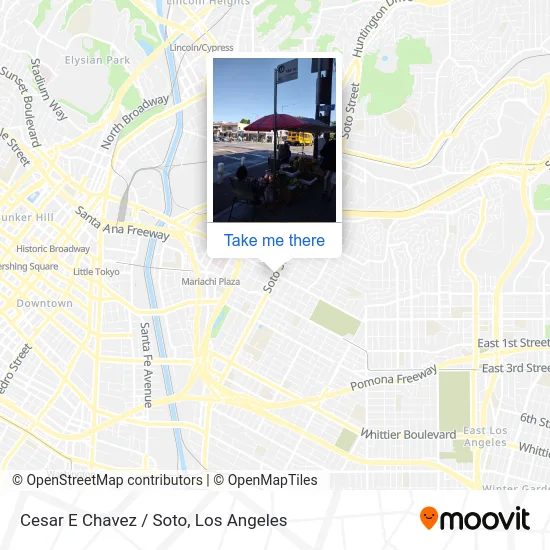 Cesar E Chavez / Soto map