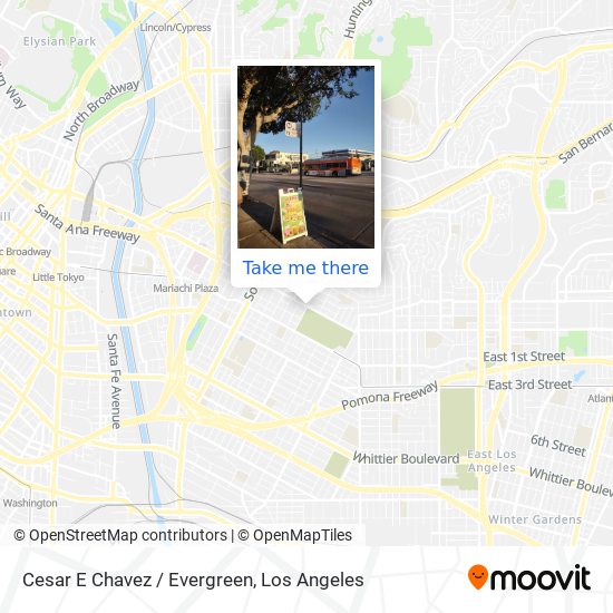 Mapa de Cesar E Chavez / Evergreen