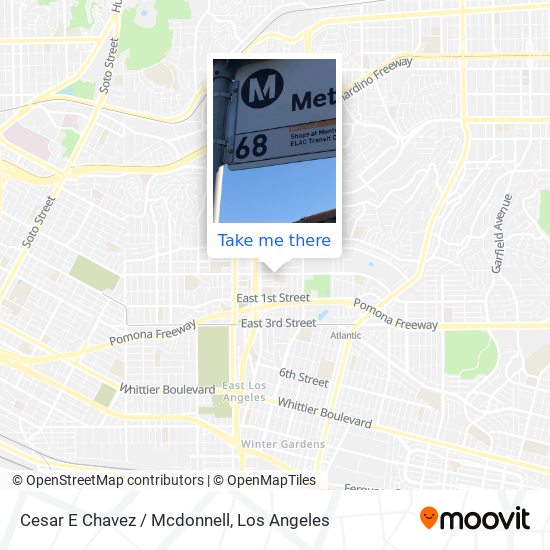 Mapa de Cesar E Chavez / Mcdonnell