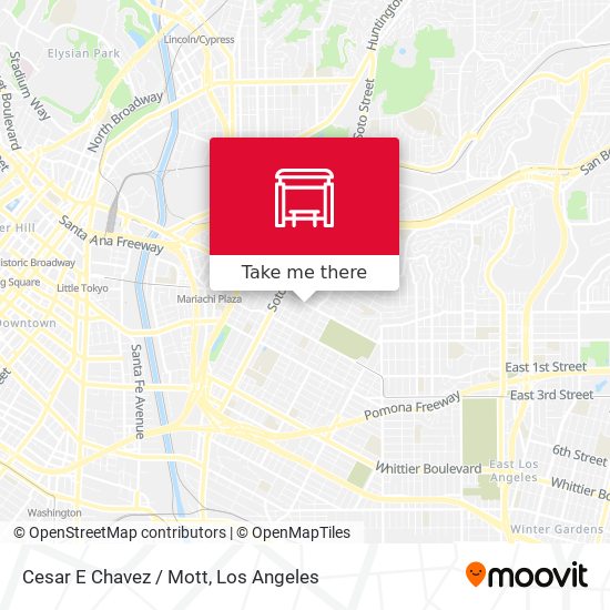 Cesar E Chavez / Mott map