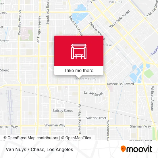 Van Nuys / Chase map