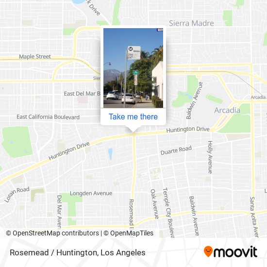 Mapa de Rosemead / Huntington