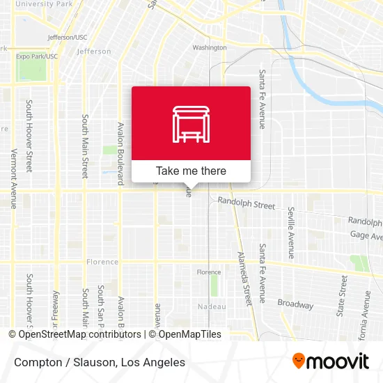 Compton / Slauson map