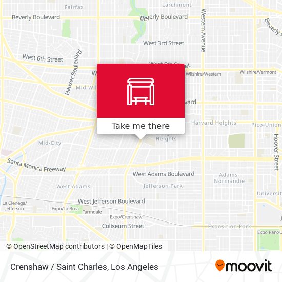 Crenshaw / Saint Charles map