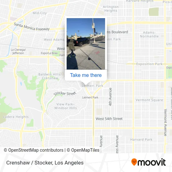 Crenshaw / Stocker map