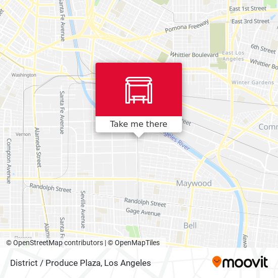 District / Produce Plaza map