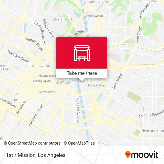 1st / Mission map