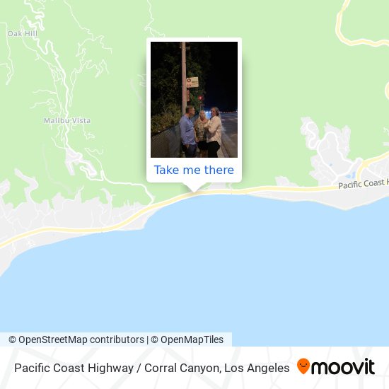 Pacific Coast Highway / Corral Canyon map