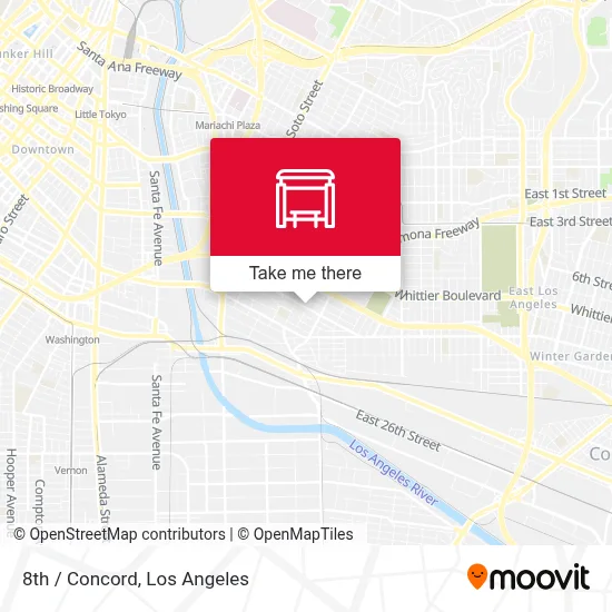 8th / Concord map