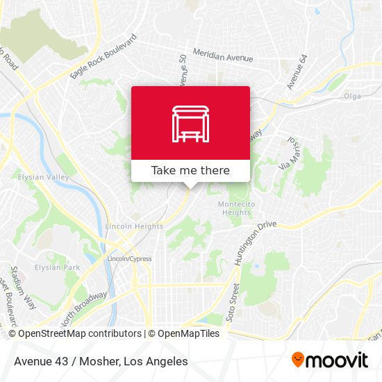 Mapa de Avenue 43 / Mosher