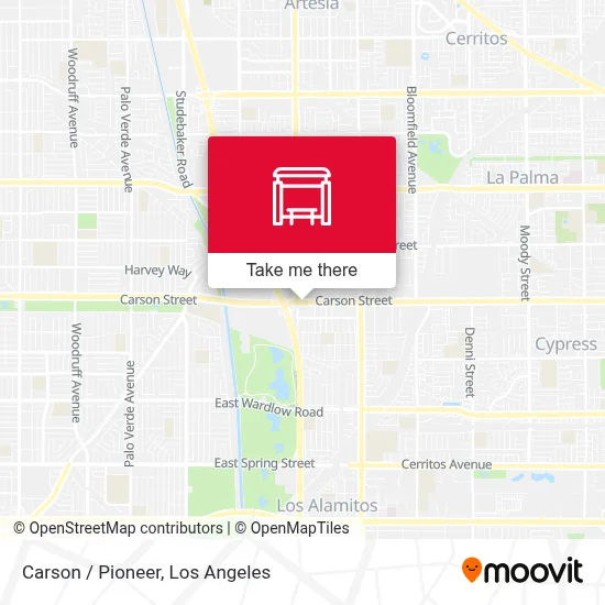 Carson / Pioneer map