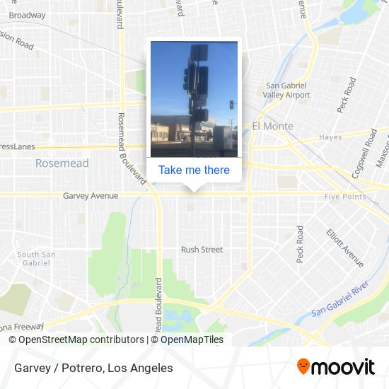 Mapa de Garvey / Potrero