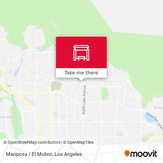 Mariposa / El Molino map
