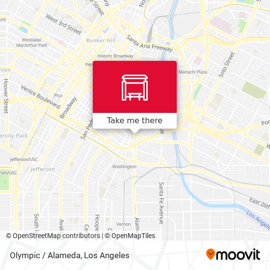 Olympic / Alameda map