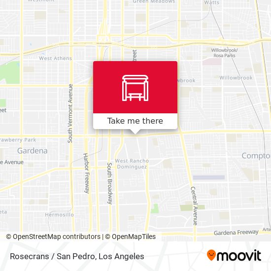 Rosecrans / San Pedro map