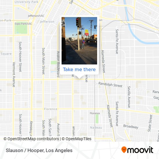 Slauson / Hooper map