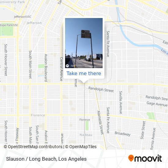 Mapa de Slauson / Long Beach