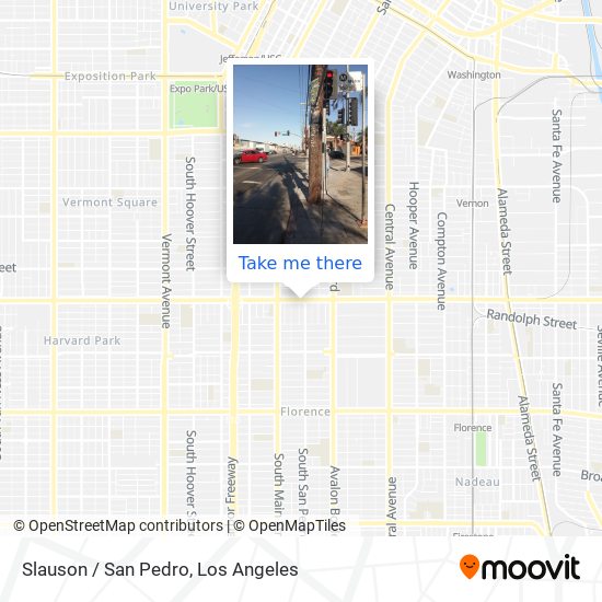 Mapa de Slauson / San Pedro