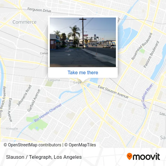 Slauson / Telegraph map