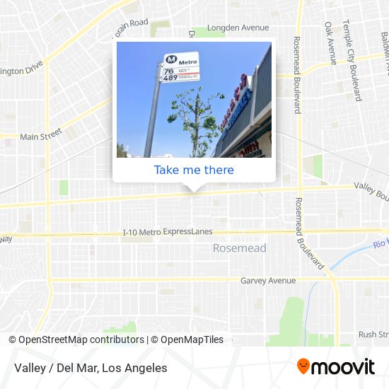 Mapa de Valley / Del Mar
