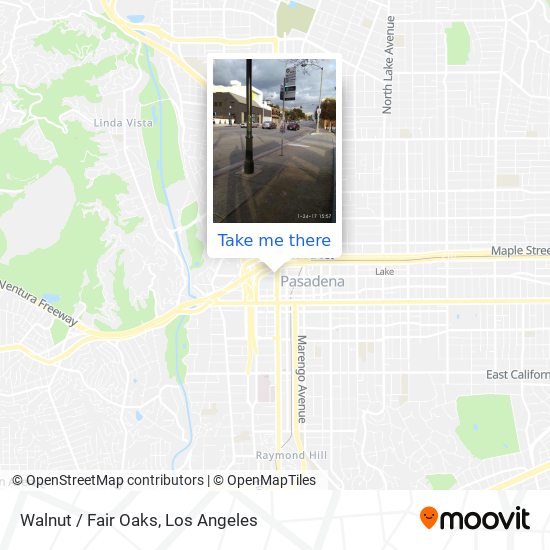 Mapa de Walnut / Fair Oaks